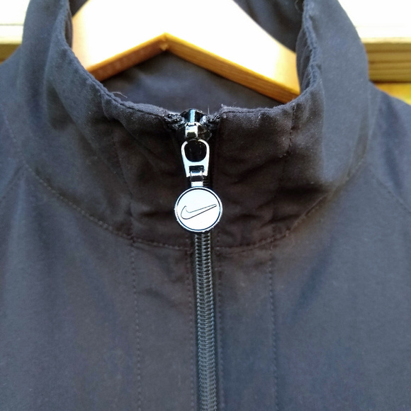 Nike Classic Black & White Sateen Finish Jacket - Picture 3 of 7